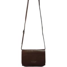 Bolsa Feminina Media Em Couro Crossbody Com Porta Cartoes - Kenia e Ka