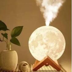 Umidificador Aromatizador Luminária abajur Lua Cheia 3d - lelong