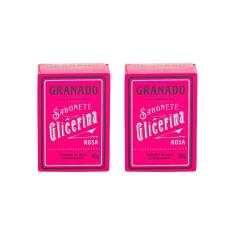 Sabonete Granado 90G Glicerina Rosa-Kit C/2Un