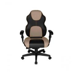 Cadeira Gamer Diretor Linha Gamer Racing Bege - DESIGN OFFICE MÓVEIS