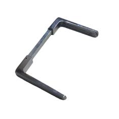 Maçaneta Buzios Para Portas De Até 75Mm Espessura Cromada