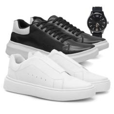 2 Tenis Casual Masculino Sneaker Oversize com Ajuste em Elastico Premi