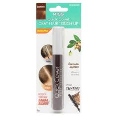 Máscara de Retoque Capilar Kiss NY Gray Hair Touch Up Castanho Escuro-Unissex