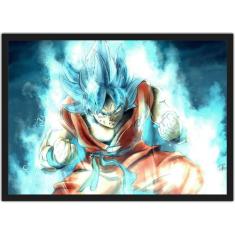 Quadro Decorativo Dragon Ball Goku Desenho Anime Com Moldura G02 - Vital  Quadros - Quadro Decorativo - Magazine Luiza