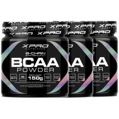 Kit 3x BCAA Powder 150g - XPRO Nutrition-Unissex
