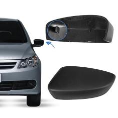 CAPA DO ESPELHO RETROVISOR VW GOL GV 08/ PRETO SEM PISCA LE