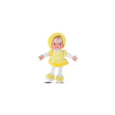 Boneca Little Baby Fashion Amarela 28 Cm Antialérgica