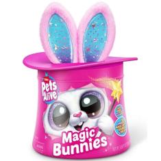 Pelucia Interativa PETS Alive Magic Bunnies Rosa Candide 1236