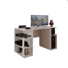 Mesa Gamer  Para Computador  Somália Branca - Casa Mobilia - Casa Mobi