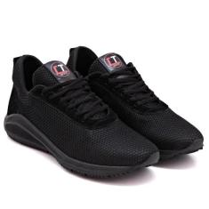 Tênis Preto Masculino Feminino Ultra Leve Confortável Macio Esporte Ac