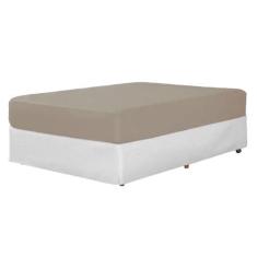 Lençol de cama King Avulso 400 Fios Com Elástico 100% algodao com elas