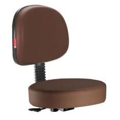 Assento Encosto Mocho Estética Secretária Marrom - Cadeira Brasil