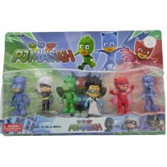 Kit Pj Masks 6 Miniaturas Pronta Entrega