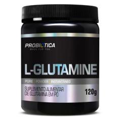 L-Glutamine Pura Powder 5000Mg Com 120G Probiótica - Probiotica