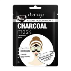 Máscara Facial Purificante Dermage Charcoal Mask 10G