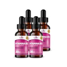 Kit Com 04 - Vitamina B12 Em Gotas 30ml Celliv
