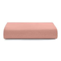 Lençol com Elástico Solteiro Malha Fio Penteado 100% Algodão - Rosa - Altenburg 