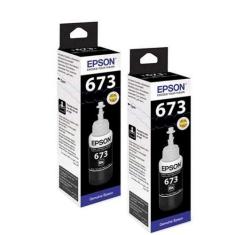 Kit 2 Tintas Epson T6731 L800 L805 L810 Preto