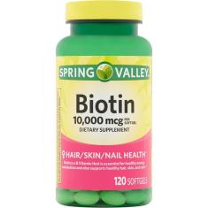 Biotina 10.000mcg 120 capsulas - Spring Valley