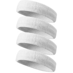 Tanluhu Bandanas esportivas para homens e mulheres, faixa de suor de tecido felpudo para tênis, corrida, basquete, malhar, executar - faixa de cabeça de algodão atlética para uso ao ar livre