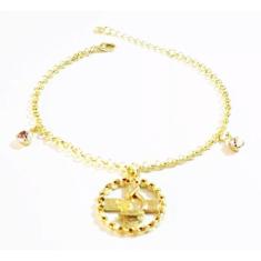 Pulseira Biomedicina Biomédica Delicada Folheado A Ouro 18k - Milena F