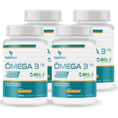 Kit Com 04 - Ômega 3 MEG-3 (18% EPA 12% DHA) 60 Capsulas de 1000mg Tut