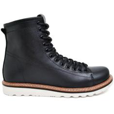 Bota Masculina Coturno Casual Cano Longo Couro Nobre - RANCLAFE CALÇAD