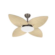 Ventilador de Teto Bronze Winds Silencioso 4 Pás Ventax 110V