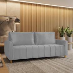 Sofá em Veludo 3 Lugares Amelie Yescasa