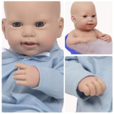 Boneco Reborn Bebê Menino Príncipe Carequinha 43cm Brinquedo - Cegonha