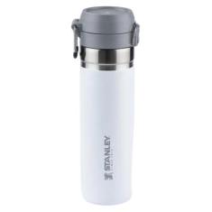 Garrafa Térmica Quick Flip Stanley 710 ml Polar, 710ml, Branco Polar