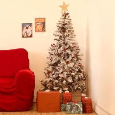 Arvore De Natal 1,80m Luxo Verde 611 Galhos Pinheiro Favorito - Wincy 
