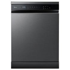 Lava-Louças Midea SmartHome Black Inox com 14 Serviços, 09 Programas d