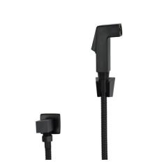 Ducha Higiênica Completa Quadrado Preto Fosco Black Matte - AMG Metais