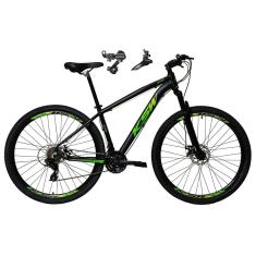 Bicicleta Aro 29 Ksw Xlt Alumínio 24v Câmbios Shimano Tz Freios a Disco Suspensão Dianteira-Unissex