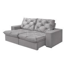 Sofá 3 Lugares Retrátil e Reclinável Martins M-176 Veludo - Martins Es