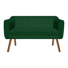 Namoradeira Julia 2 Lugares Suede Verde - D'rossi