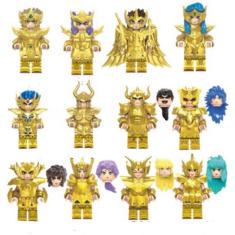 Bonecos Blocos De Montar Cavaleiro Do Zodíaco Completo