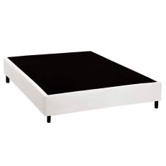 Cama Box Base Viúva Universal Courano White (128x188x20) - Costa Rica