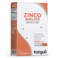 Zinco Quelato 60 Cápsulas - Katiguá - Katigua