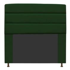 Cabeceira Estofada Turim 160 cm Queen Size Suede Verde - Doce Sonho Mó