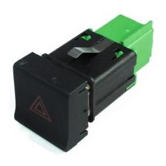 Botão Pisca Alerta Fox 10 A 16 Spacefox 11 A 14 - Volkswagen, Preto