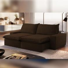 Sofá Retrátil e Reclinável 210cm Noah - Montano Estofados