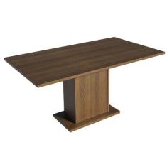 Mesa Madesa Retangular Tampo de Madeira 5275 Rustic, Rustic