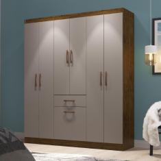Guarda Roupa Casal 6 Portas Marbella Doripel