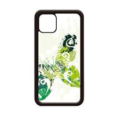 Capa de grafite borboleta verde animal para iPhone 11 Pro Max para Apple Mobile Case