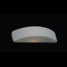 Arandela Bella Iluminação Moon No Voltagev Branco/ Cromado