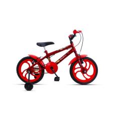 Bicicleta Infantil Aro 16 Roda Alumínio Hot Car Vermelha - Ello Bike