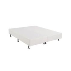 Cama Box Base Queen Light Tecido White (158x198x24) - Ortobom