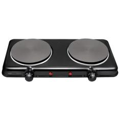 Fogao de Mesa Eletrico Portatil 2 Bocas ELGIN - 42FOG0202000  Preto  220 VOLTS